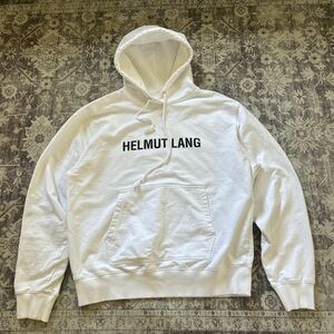 Helmut Lang White Hoodie